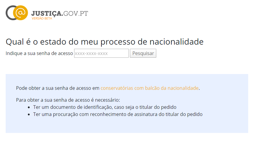 Consulte seu processo de Nacionalidade Portuguesa