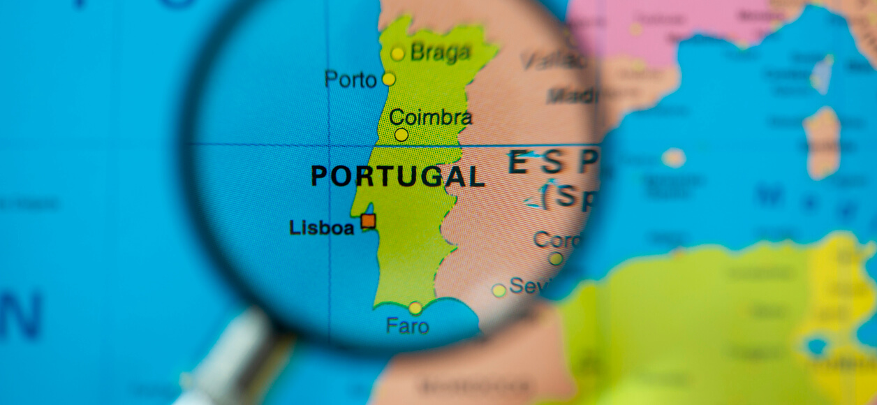 mapa com onde morar em portugal